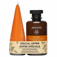 Apivita PROMO ΣΑΜΠΟΥΑΝ & ΚΡΕΜΑ ΓΙΑ ΛΑΜΨΗ & ΑΝΑΖΩΟΓΟΝΗΣΗ