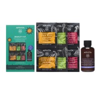 APIVITA PROMO BEEAUTY KIT: EXPRESS MASKS ΦΡΑΓΚΟΣΥΚΟ & ΚΟΛΟΚΥΘΑ & ΡΟΔΙ & ΜINI KΡΕΜΩΔΗΣ ΑΦΡΟΣ ΚΑΘΑΡΙΣΜΟΥ ΓΙΑ ΠΡΟΣΩΠΟ & ΜΑΤΙΑ ΣΕ SPECIAL PRICE