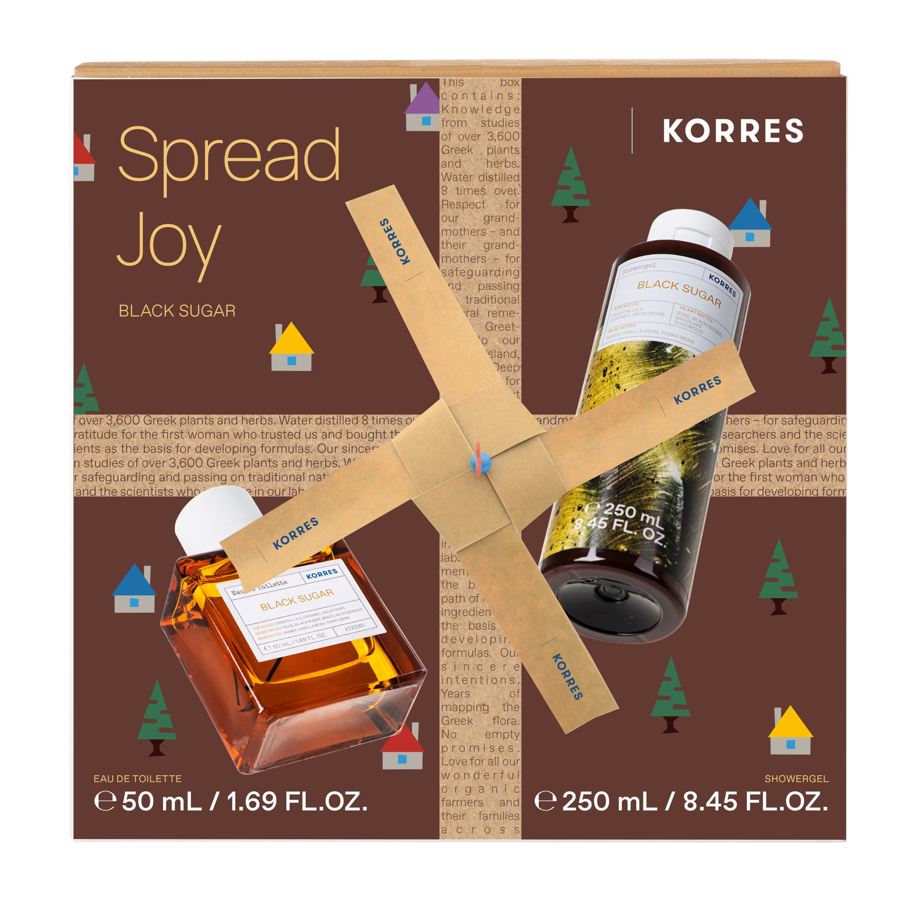 KORRES Black Sugar Σετ Eau de Toilette + Αφρόλουτρο