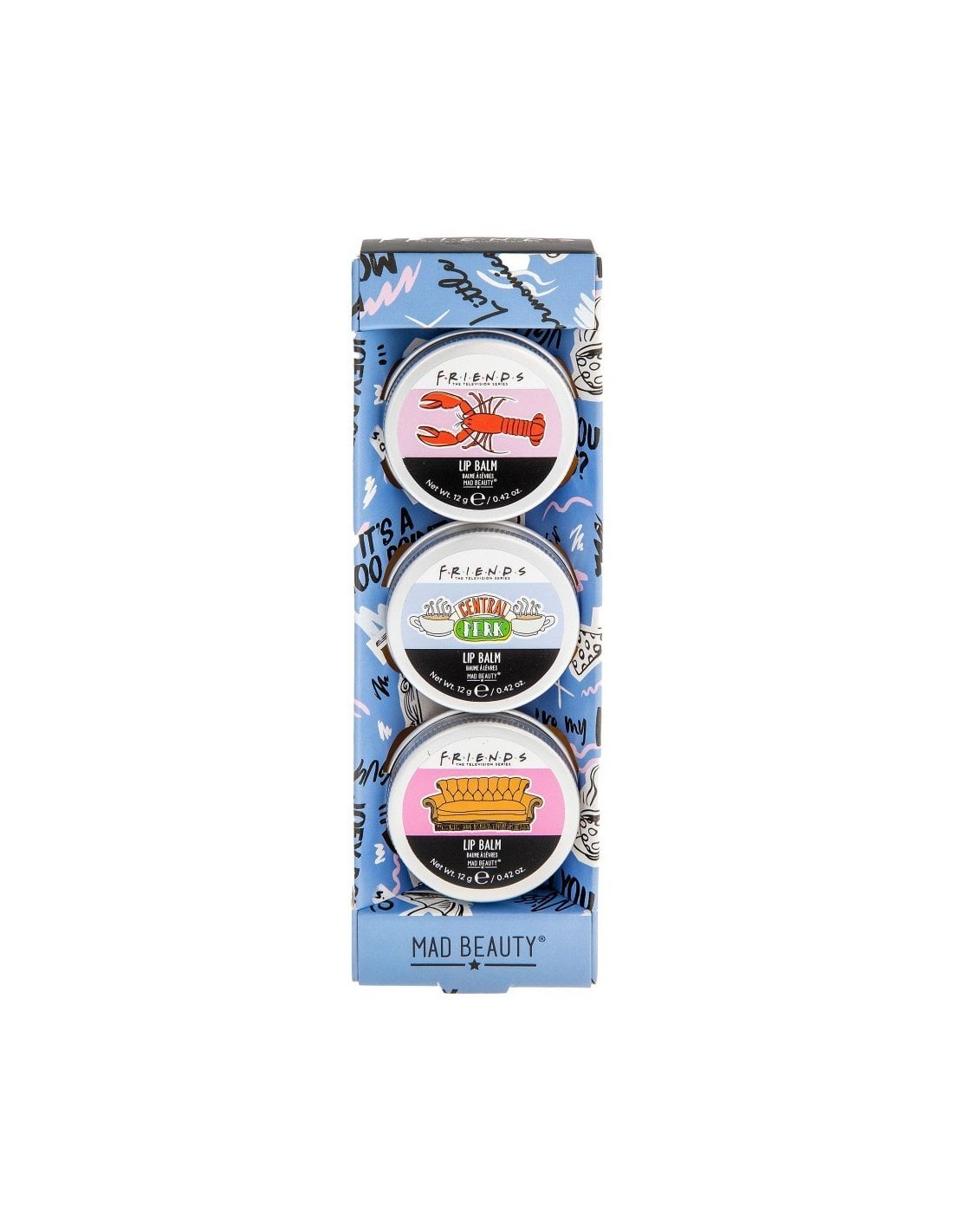 NEW MODERN FRIENDS LIP BALM TRIO